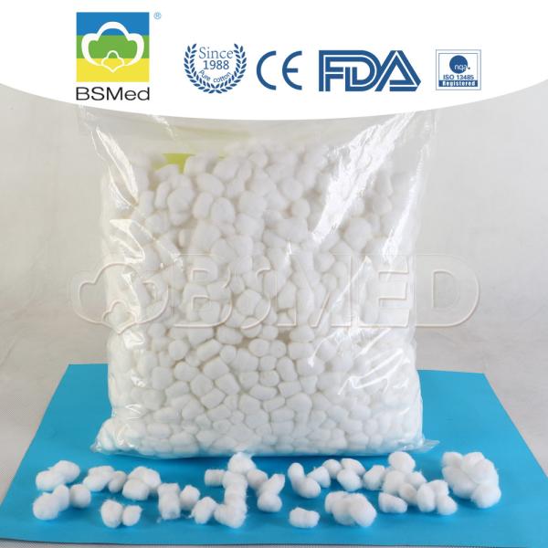 Bolas de algodão absorvente confortáveis, bolas de algodão orgânicas 0.3g - 9g