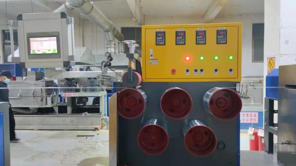 Automatic PET Plastic Strap Extrusion Machine 9-32mm For Strapping Band With PLC Control GUOMAO Rreducer