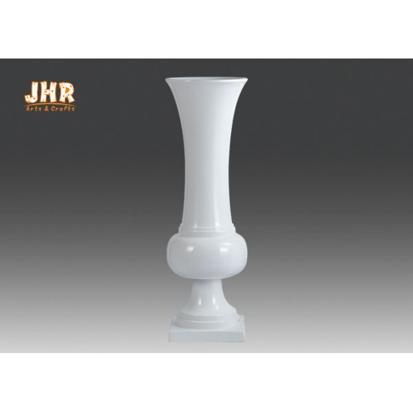 Contemporary Classic Glossy Fiberglass Planters