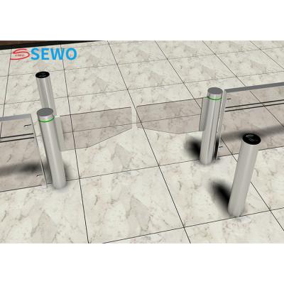 Leitor de cartões RFID portátil de impressões digitais, porta de segurança, porta de porta de segurança para shopping