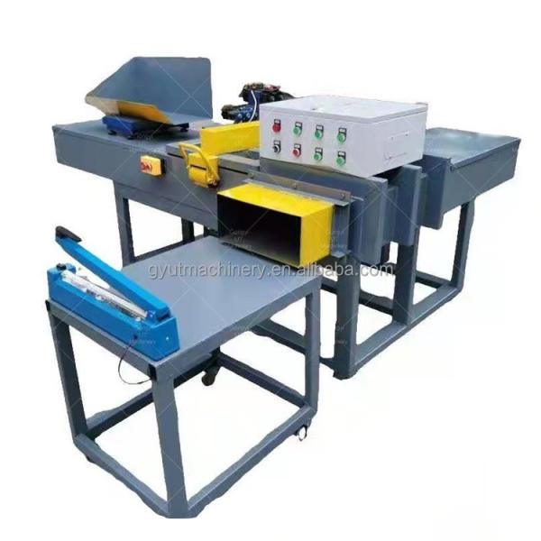 Máquina de compressão de embalagens de cartão hidráulico horizontal para roupas velhas