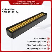 forme rectangulaire du filtre à air 47129134 de cabine de longueur de 655mm