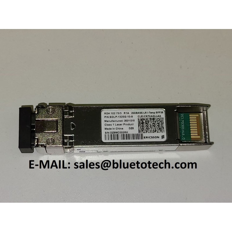 Ericsson EOLP-1325G-10-9 RDH 102 75/3 R1A 25G LR 10km SFP28 SMF 1310nm LC Transceiver