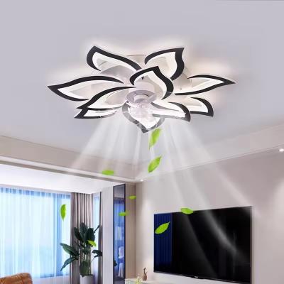 Chandelier de plafond à LED Salon moderne de luxe Salle à manger Cuisine Chambre à coucher Art décoratif Ventilateur de plafond