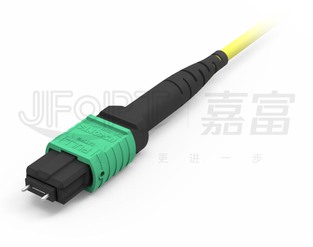 12 гибкий провод полярности b Aqua кабеля мультимодных 50/125 3.0mm LSZH хобота ядра MPO