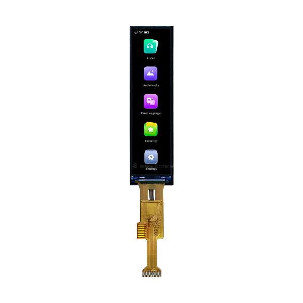 2.51 Inch Tft Lcd Display Screen 120x480 Resolution Custom Tft Display SPI Driving IC NV3001A