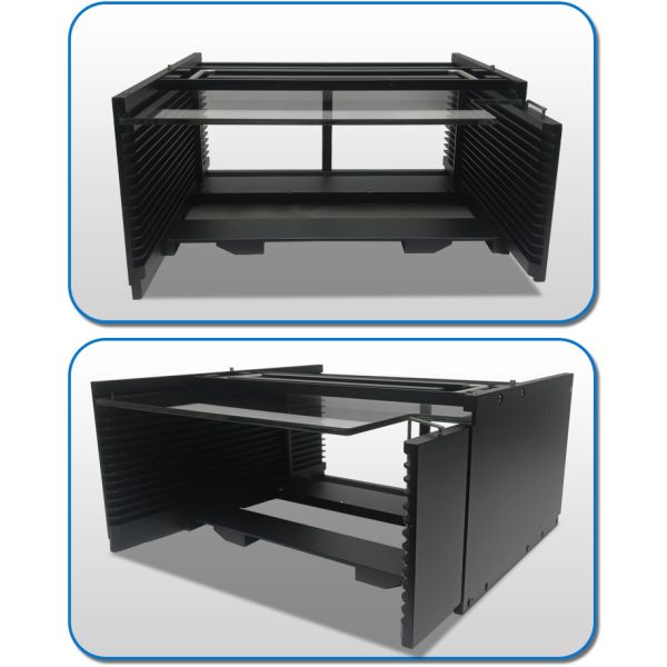 Cassete de Wafer Metálico de Precisão para 12 polegadas Semicondutor Wafer Sealing Package Test Transport Cassette