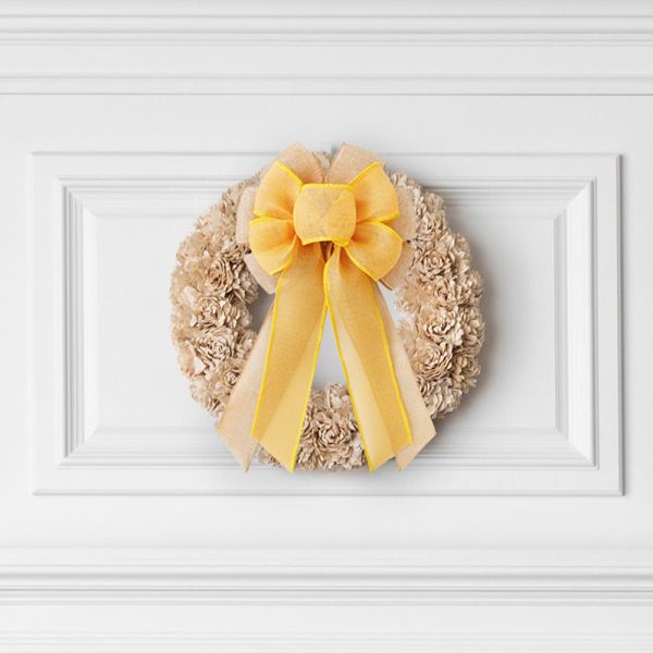 Agregue un toque de color a su envoltura de regalo con MSD 2024 de Pascua de doble color Arcos de burlap