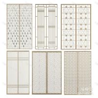 Corten Outdoor Garden Privacy Metal Laser Cut Outdoor Screens Decorative