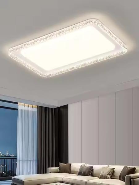 Modern Crystal LED Ceiling Light Surface Mounted For Bedroom Living Room Home Office