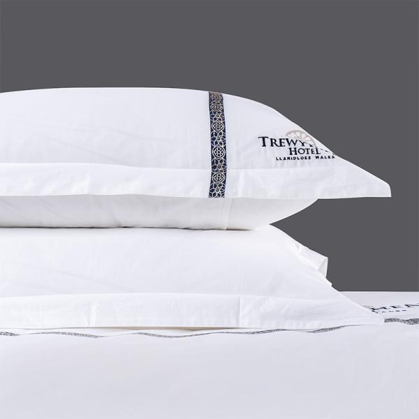 Custom 1.0m Hotel Bedding Sets Embroidered Duvet Cover