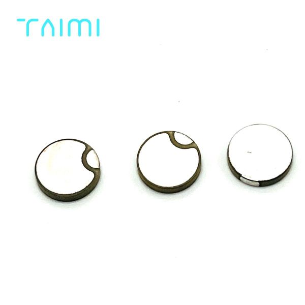 10*2mm Flanged Piezoelectric Ceramic Disc Energy Exchange Piezoelectric Ceramic Plate