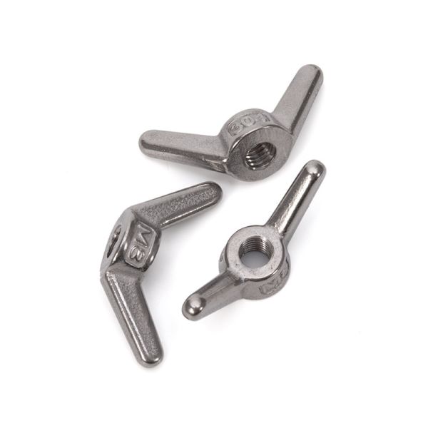 ANSI/ASME Standard Alloy Steel Stainless Steel Butterfly Wing Nut DIN315 Galvanized Finish for Retail Industry