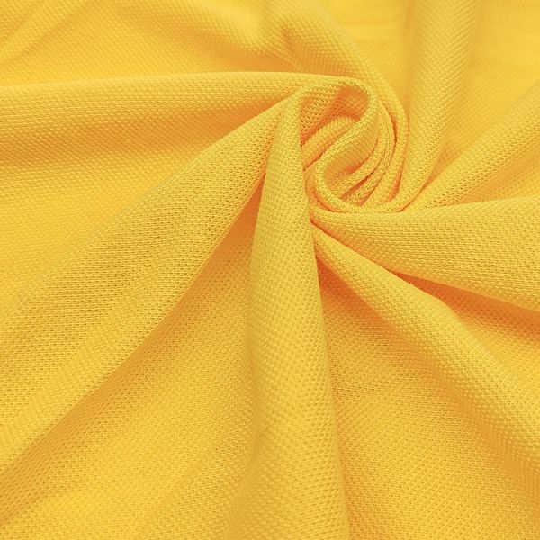 200GSM Solid Spandex Knitted Fabric Polyester Cotton Material TC Pique Fabric for Sportswear