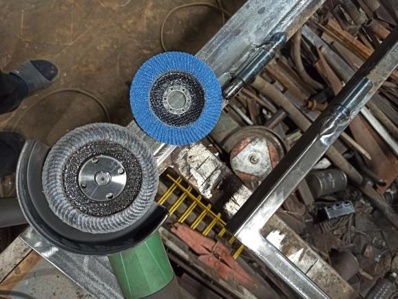 Standard 1/2in 100x16MM 60 Grit Flap Disc For Stainless Steel