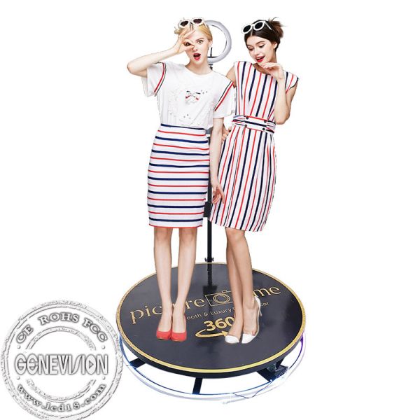 Автоматическая видео- 360 степеней Photobooth с приложением металла