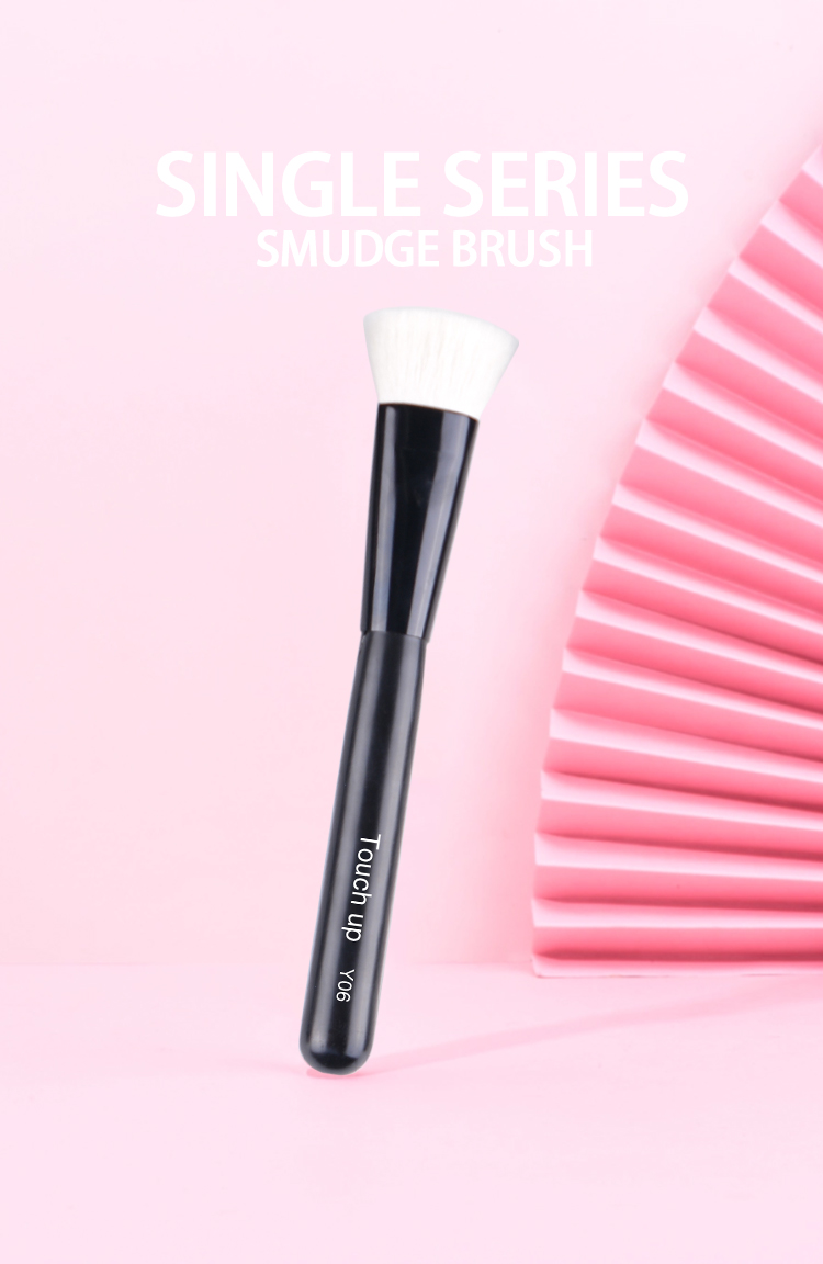 Faux Wool Flat Head Cream Paste Brush, OEM/ODM Services Available-Product Code: Y06