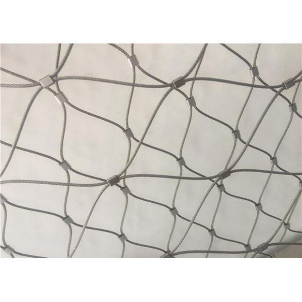 Hand Woven Flexible Animal Protection Stainless Steel Cable Wire Mesh
