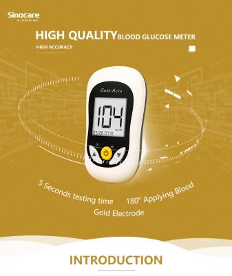 No Coding Blood Glucose Monitoring System High Accuracy Wild Hematocrit Range