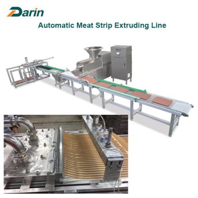 Pet treats/Dog chews food Auto Meat Strips Dog Treats Processing Line