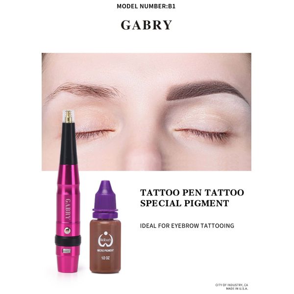 Semi-Permanent Makeup Eyebrow Microblading Wireless Tattoo Machine Pen with OEM Logo