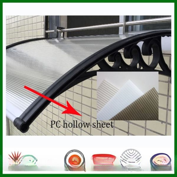 600 мм белый навес, идеально подходит для поликарбонатного ветражного материала