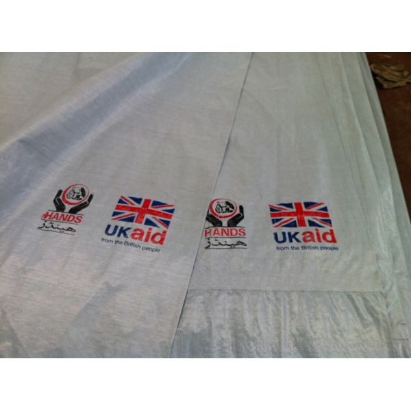 Customized Logo Printed Square Hay Tarps
