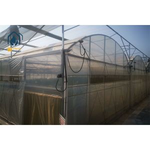 High Pressure Fogging Misting Multi Span Greenhouse Cooling System for Seedling Nursery and Tropical Crops