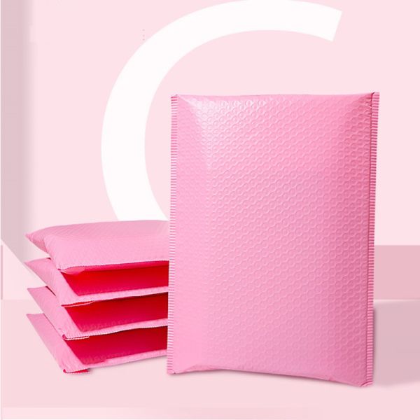 6*9inch Pink Bubble Wrap Envelopes Biodegradable Courier Bags