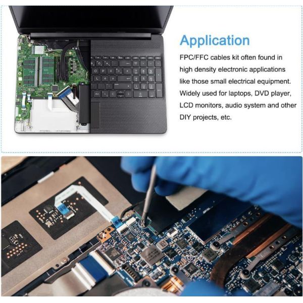 Durable FFC Cable Assembly Featuring High Flexibility and Precision Pitch Suitable for Complex Electronic Devices