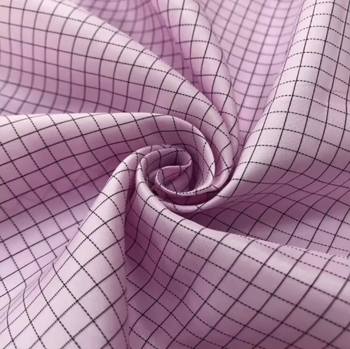 Conductive Polyester Twill Fabric, Anti-static & Burst-resistant, with Conductive Steel Fiber, for ESD Workwear