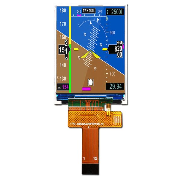 2 дисплей IPS TFT LCD дюйма, дисплей LCD температуры 240x320