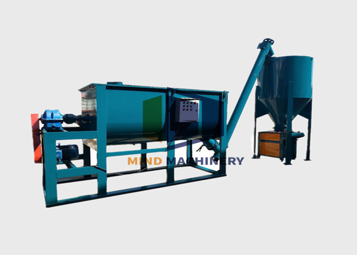 17.6 KW Dry Mortar Production Line For Interior Tile Adhesive Wall Putty Plaster