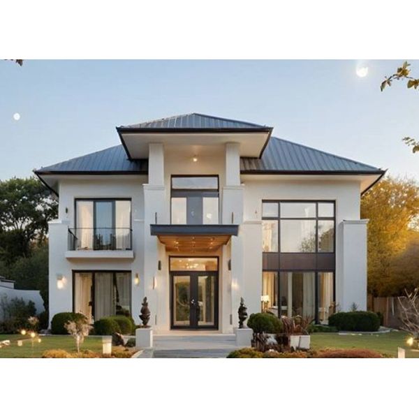 Villa prefabricada de lujo resistente a los huracanes con 3 dormitorios Casa modular