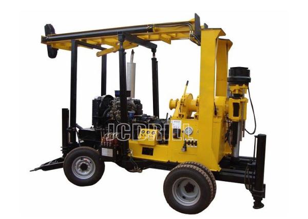 600M Deep Small Trailer montou o equipamento de perfuração do poço de água da perfuração