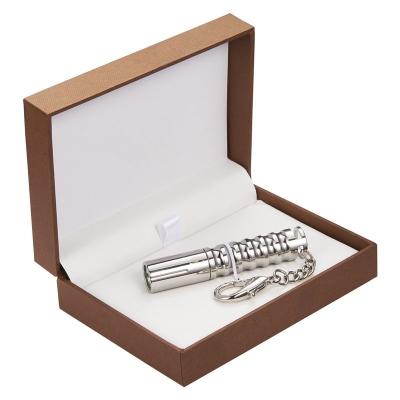 Stainless Steel Mini LED Flashlight 1.5 Meters Imact Resistance 28g Weight