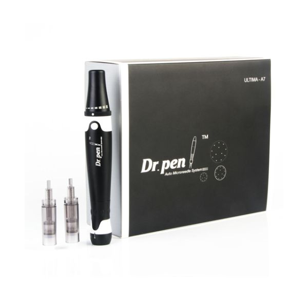 Home Dr Pen A7 Microneedle Wireless Derma Pen with Surgical Steel Cartridge Included