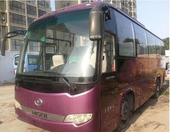 39 Seats Used Tour Bus , Diesel Fuel Used Higer Bus For Passenger Traveling
