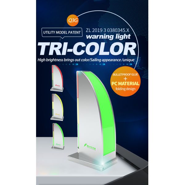 Feu de signalisation de tour personnalisé avec résistance à la corrosion et lampe LED avec une durée de vie de 70 000 heures