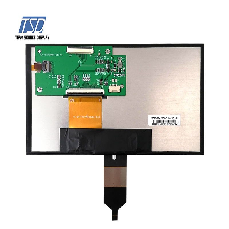 7-дюймовый дисплей 500 нит 800x480 IPS RGB TFT LCD панель с доской