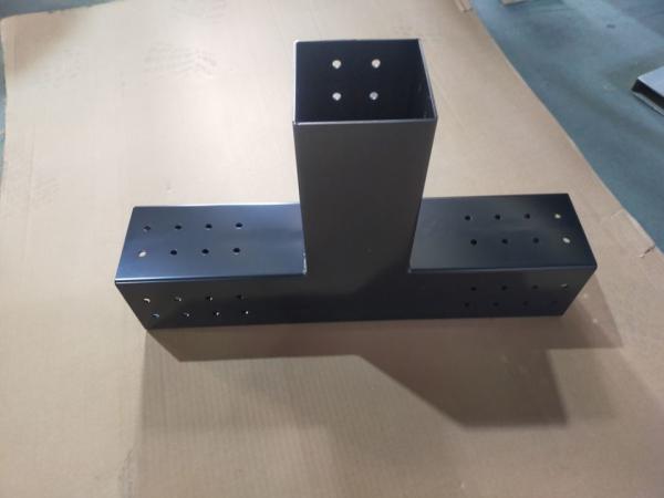 Aço carbono resistente Q235 Pergola Corner Bracket para Gazebo Kit de madeira Post Base Anchor