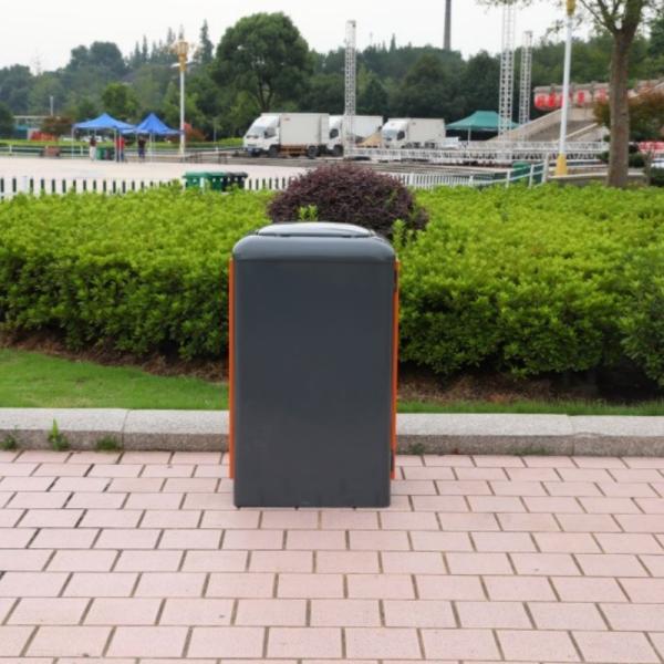Hot Sale Square Big Waste Bin Stainless Steel Trash Bin With Pedal And Lid