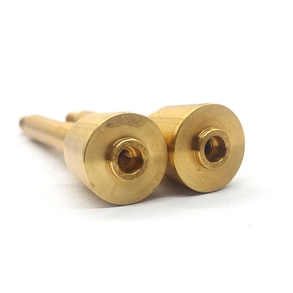 Brass Precision CNC Turning Parts Gold Industrial CNC Turned Components Metal Pin