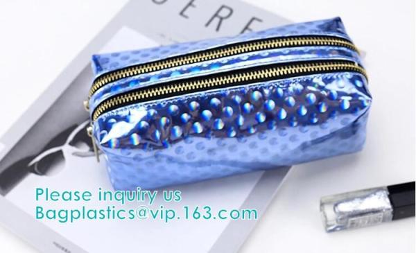 HANDBAG,PORTABLE WASH POUCH Promotional PVC/EVA cosmetic Bag with Handle,PVC Bedding Blanket Bag with Handle, makeup bag