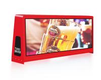 Pantalla LED para taxi P2.5 5000nit SMD1415, gabinete impermeable 960x320