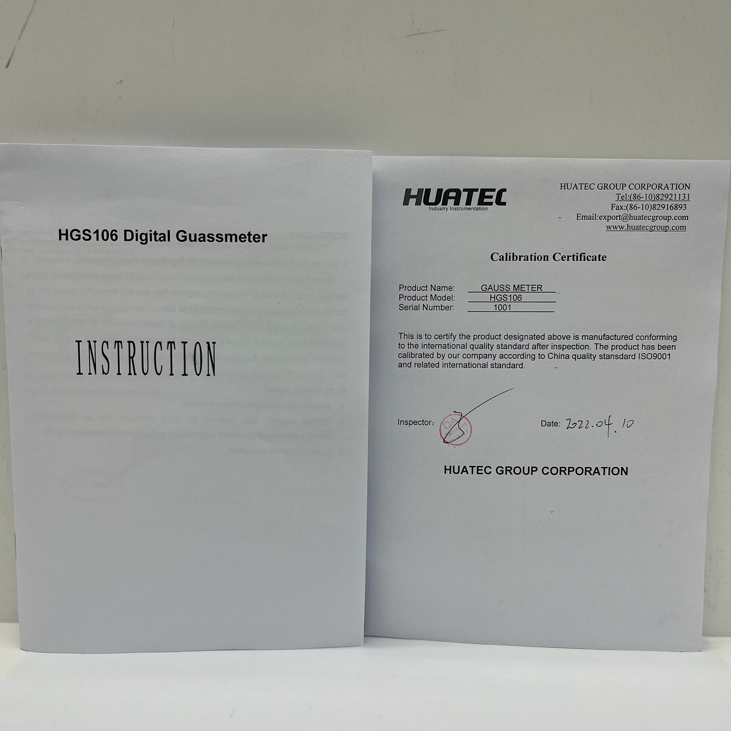 HGS-106 Handheld Digital Gauss Meter / Tesla Meter