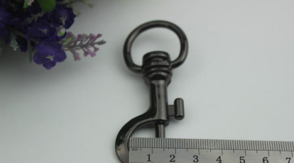 Europe popular fashion 24 mm metal nickel dog leash snap hook for pet collar