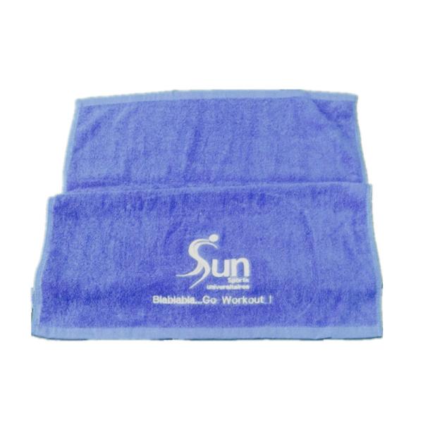 Hot sale blue cotton bath towels for stock pattern sale or logo embroidered