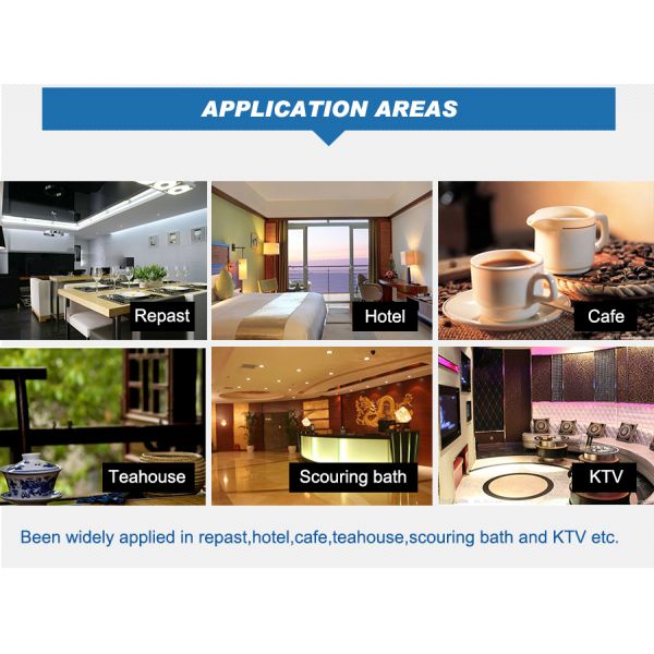 Беспроводное оборудование ресторана с несколькими клавишами кнопка вызова стола с картой поддержка меню настраивать