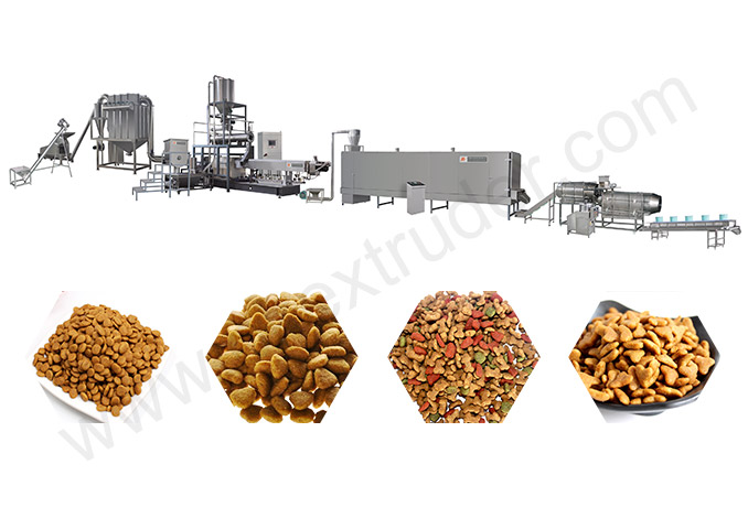 Сухой Kibble штрангпресс 800-1500kg/h машины обработки собачьей еды